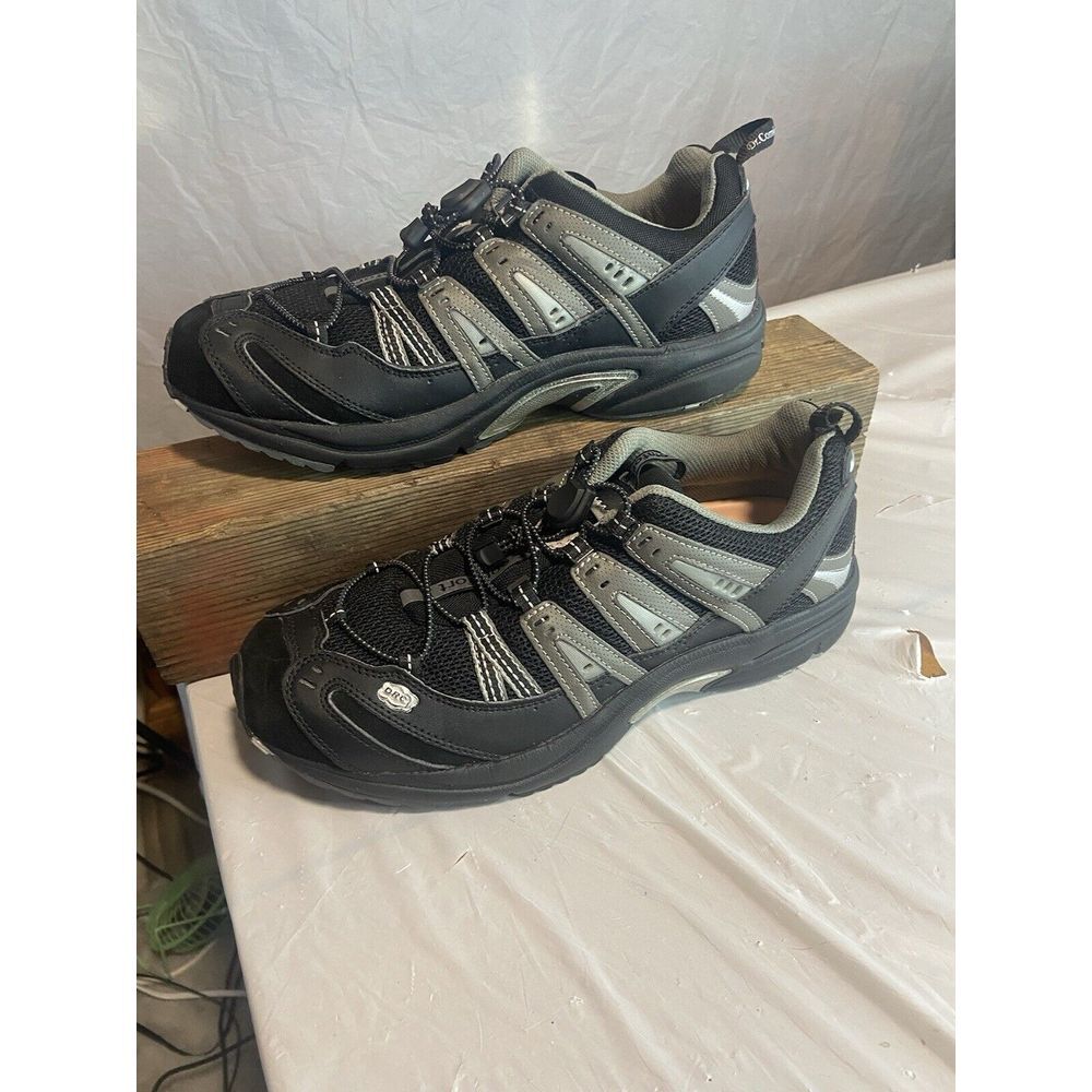 Men's Dr. Comfort Performance X Diabetic‎ Shoes Black & Gray-Size 11-Amazing